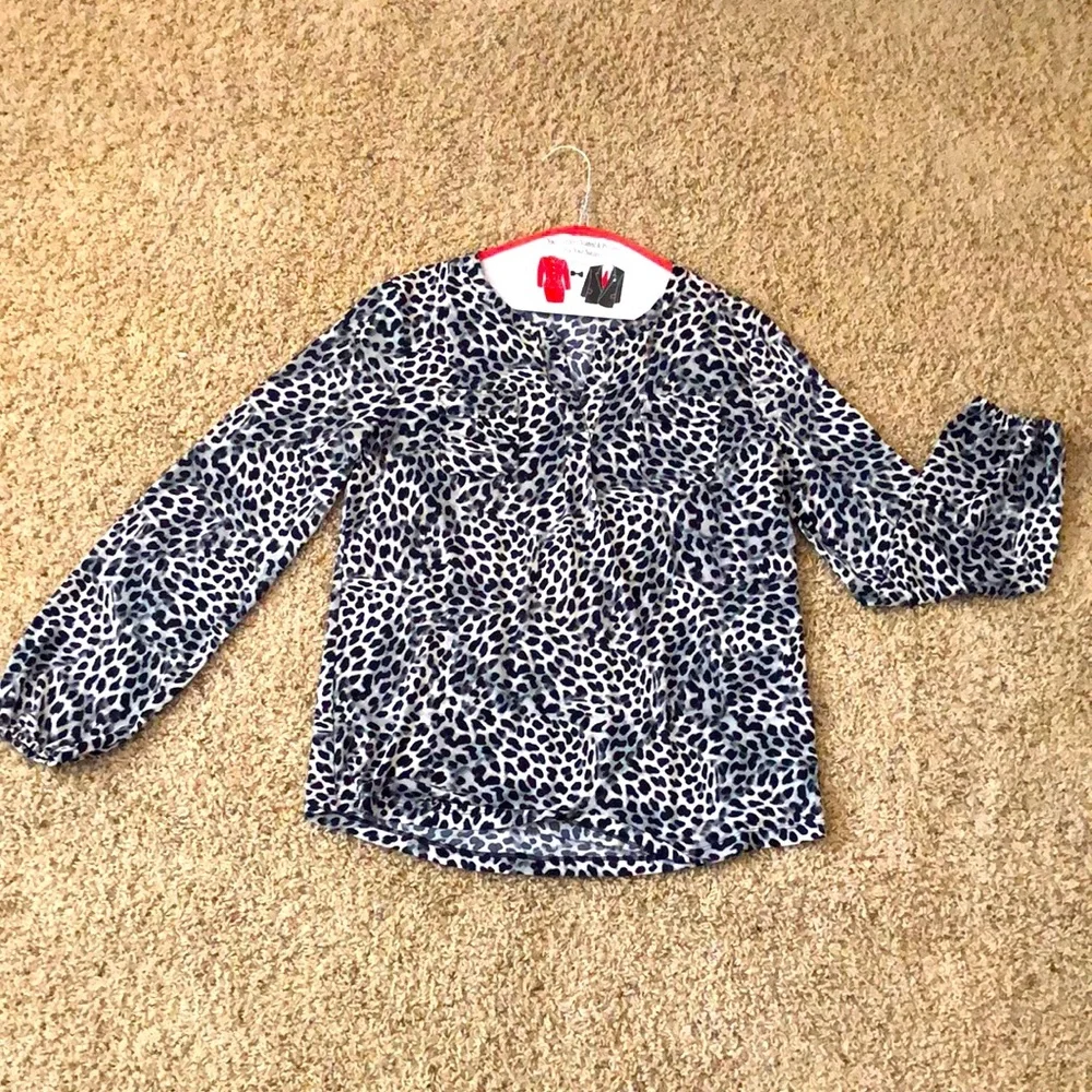 Luxurious Leopard Print Blouse - Picture 1 of 1